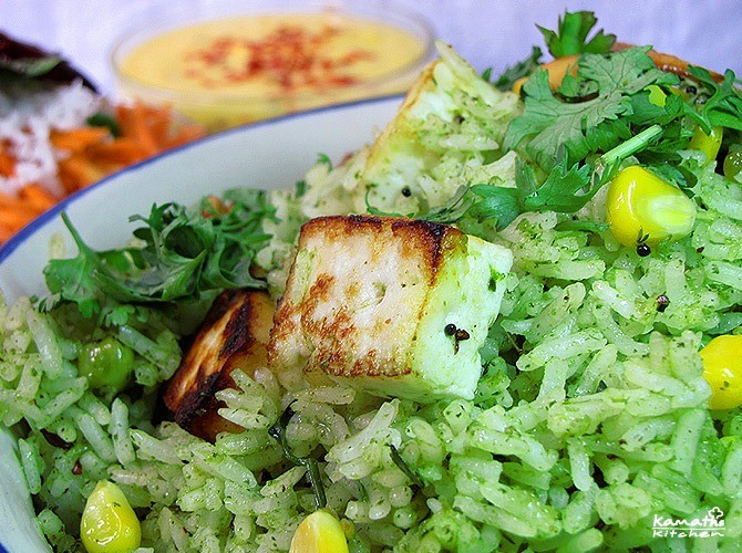 corn herb pulav