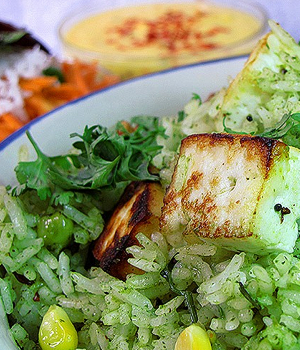 corn and herb pulao thumbnail